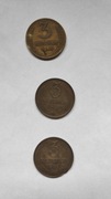 3 kopiejki, zestaw monet ZSRR 