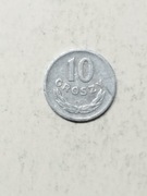 Moneta 10 groszy z roku 1961 . PRL .