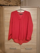 Czerwono malinowo bluzeczka z długim rękawem 