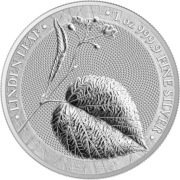 Moneta srebrna  2022 Linden Leaf 1 oz Silver BU liść lipy