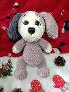 Piesek wykonany na szydełku