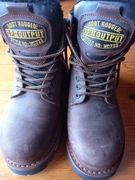 Trapery skórzane męskie