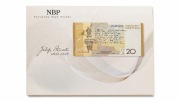 20 zł Juliusz Słowacki 2009 banknot broszura folder