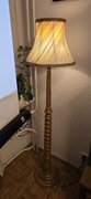 DUŻA LAMPA STOJĄCA ANTYK ABAŻUR RETRO BARDZO DOBRY STAN RZADKA OKAZJA TANIO