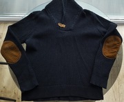Sweter męski Reserved granatowy rozmiar M stan bdb