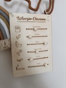 Wieczorny planner dnia montessori