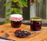 Dżem Porzeczka Czarna i Czerwona + Brzoskwinia - 315ml - Przetwory Domowe