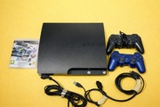 PlayStation 3 PS3 Slim 120GB 2 Pady Gra Gran Turismo 5 