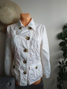 MARCCAIN_ BIAŁA KURTKA WDZIANKO, LOGOWANE GUZIKI_bdb__38