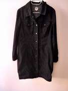 Sukienka Katana czarna dłuższa roz.42 wymiary opis