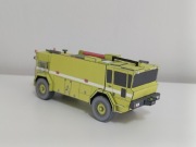 Oshkosh T-2 zółty Airport U.S Air Force Army model kartonowy straż pożarna