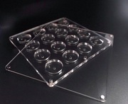 Akrylowa paleta na 16 cieni do powiek