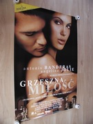 GRZESZNA MIŁOŚĆ - A. Jolie - Plakat kinowy unikat