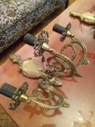 Kinkiet z mosiadzu antyk.