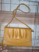 Kopertówka/Torebka damska na ramię musztardowa/żółta, Noname