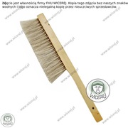 Maxi Zmiotka Duża 2 rzędowa naturalne włosie miotełka szczotka do pszczół