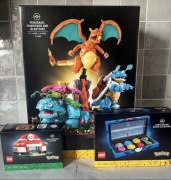 Lego POKEMON 72153 (NOWY) Venosaur, Charizard, Blastoise