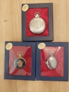 Zestaw3zegarkówkieszonkowych"The Pocket Watch Collection"StanKolekcjonerski