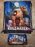 Gadżety plecak-worek i piórnik z bajki Koszmarek