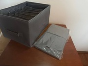 Organizer do szafy z przegrodami, szary