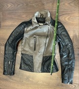 Damska kurtka "ramoneska" firmy Mandarin używana 34 EU skóra/jeans