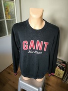 Gant sweter męski L granatowy czerwony bawełna