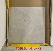 Płytki Tobi Soft grey (3szt) i Tobi Grey (7szt)