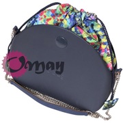 Granatowy organizer worek do Obag MOON LIGHT kwiaty róż turkus komin OMAY