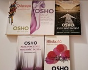 Osho 5 książek stan idealny lub bdb - książki świadomość