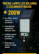 Lampa solarna z czujnikiem ruchu 