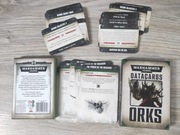 Orks datacards - karty z 7 edycji 