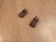 UNITRA  tuner 211 wzmacniacz 311 Trawiata klawisz przycisk kolor brąz NOS