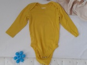 body Lupilu żółte 74/80 cm 6-12 M