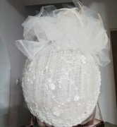 Toczek ślubny piekny