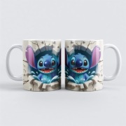 KUBEK 330ml z postacią z kreskówki filmu - STITCH