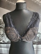 Biustonosz czarny esmara koronka 80 C