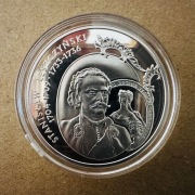 Moneta 10 zł 2003 925 Ag Stanisław Leszczyński, popiersie