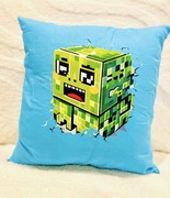 Poduszka Jasiek z nadrukiem Minecraft dla dzieci 
