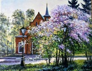 Obraz olejny Buchneło wiosna