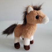 Pluszowy konik / kucyk, maskotka - beżowa – NOWA