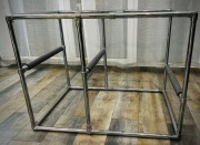 Metalowa klatka bondage BDSM meble kajdanki