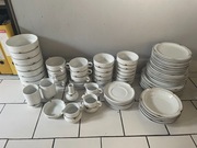 Kompletna vintage zastawa stołowa Thomas Germany – złoty wzór