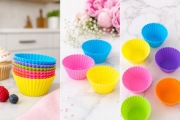 Foremki silikonowe do muffinek 12 sztuk 