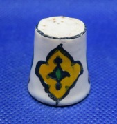 Naparstek Kolekcjonerski Ceramiczny Ręcznie Malowany - Turecki 