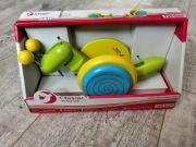 Nowa drewniana zabawka ślimak do ciągnięcia Classic world kod938