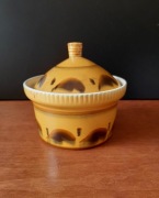 Ceramiczny pojemnik na konfiturę / dżem marmoladę | z ZSRR | PRL, vintage