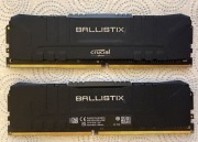 Pamięć RAM ddr4 Crucial Ballistix Black 16gb 2x8gb 3600MHz CL16