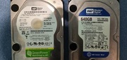 Dyski twarde WD Western Digital green i blue 3.5 cala 500gb + 640gb