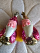 Komplet bombek na choinkę PRL 