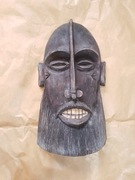 Maska drewniana głowa/chełm/twarz